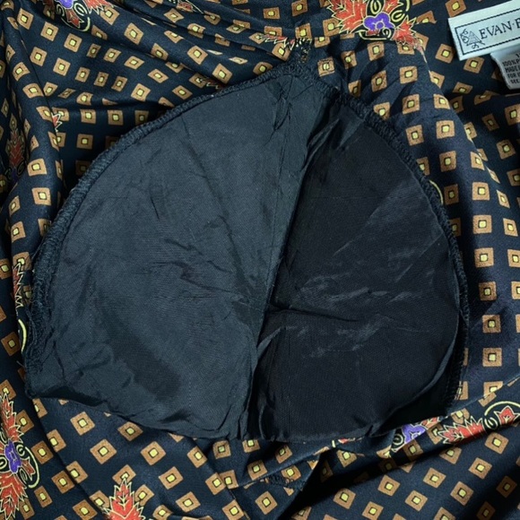 Vintage Evan Picone Wrap Peplum Blouse - Picture 12 of 14